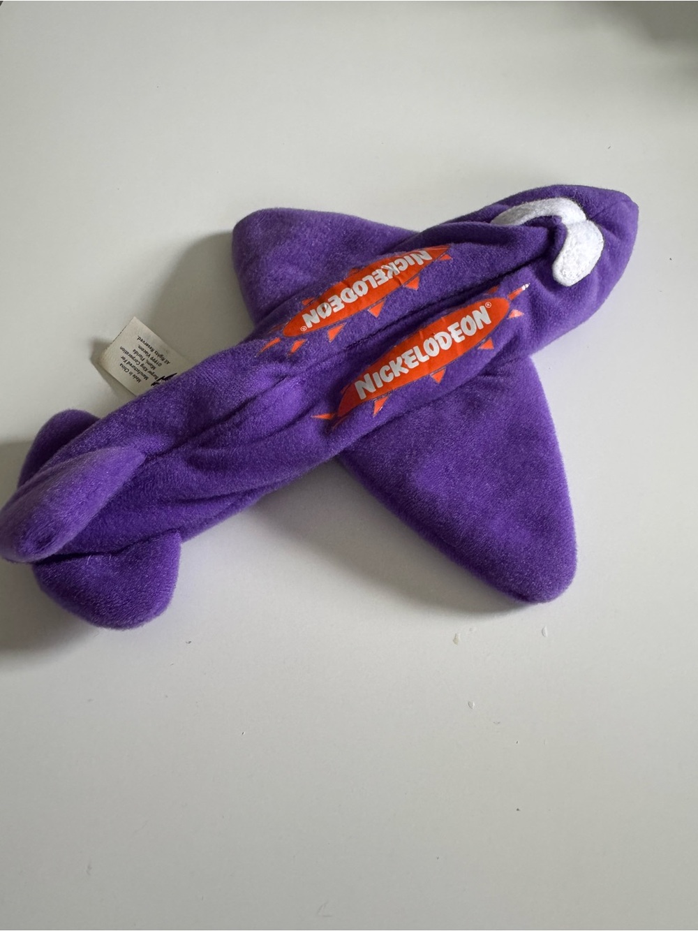 Vintage 1999 Burger King Nickelodeon Airplane Purple Plush pencil case